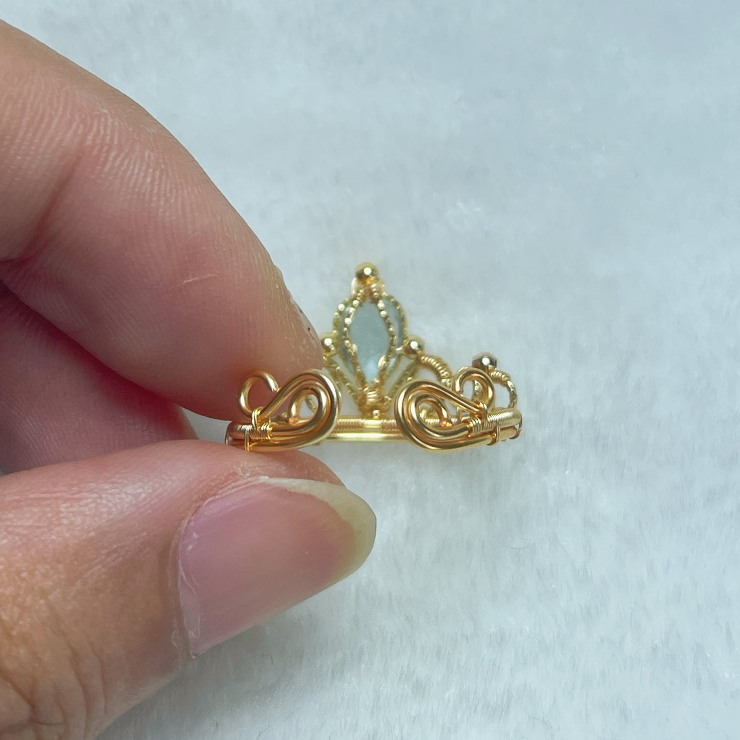 Handmade Crown Ring - Wire Wrapped Jewelry