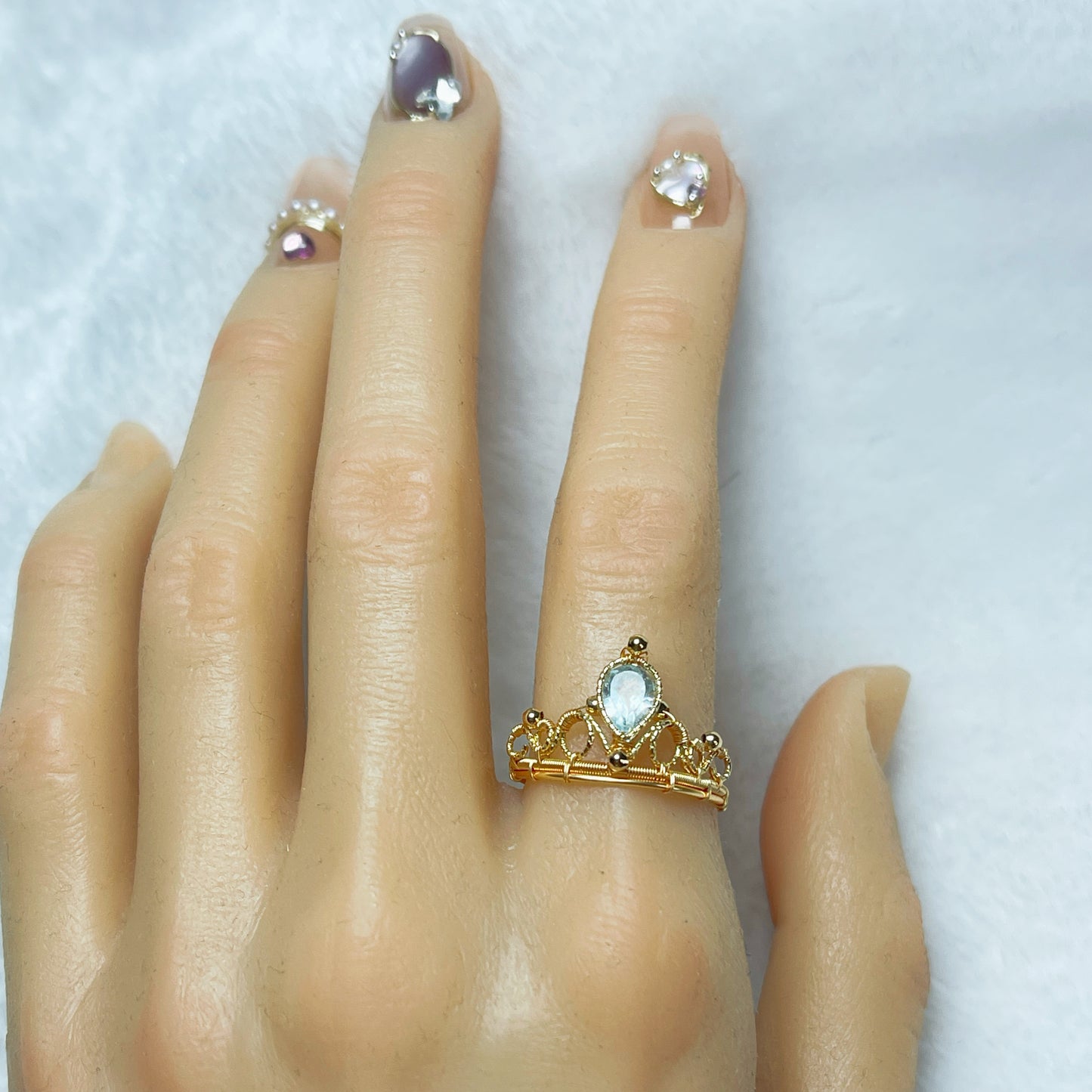 Handmade Crown Ring - Wire Wrapped Jewelry