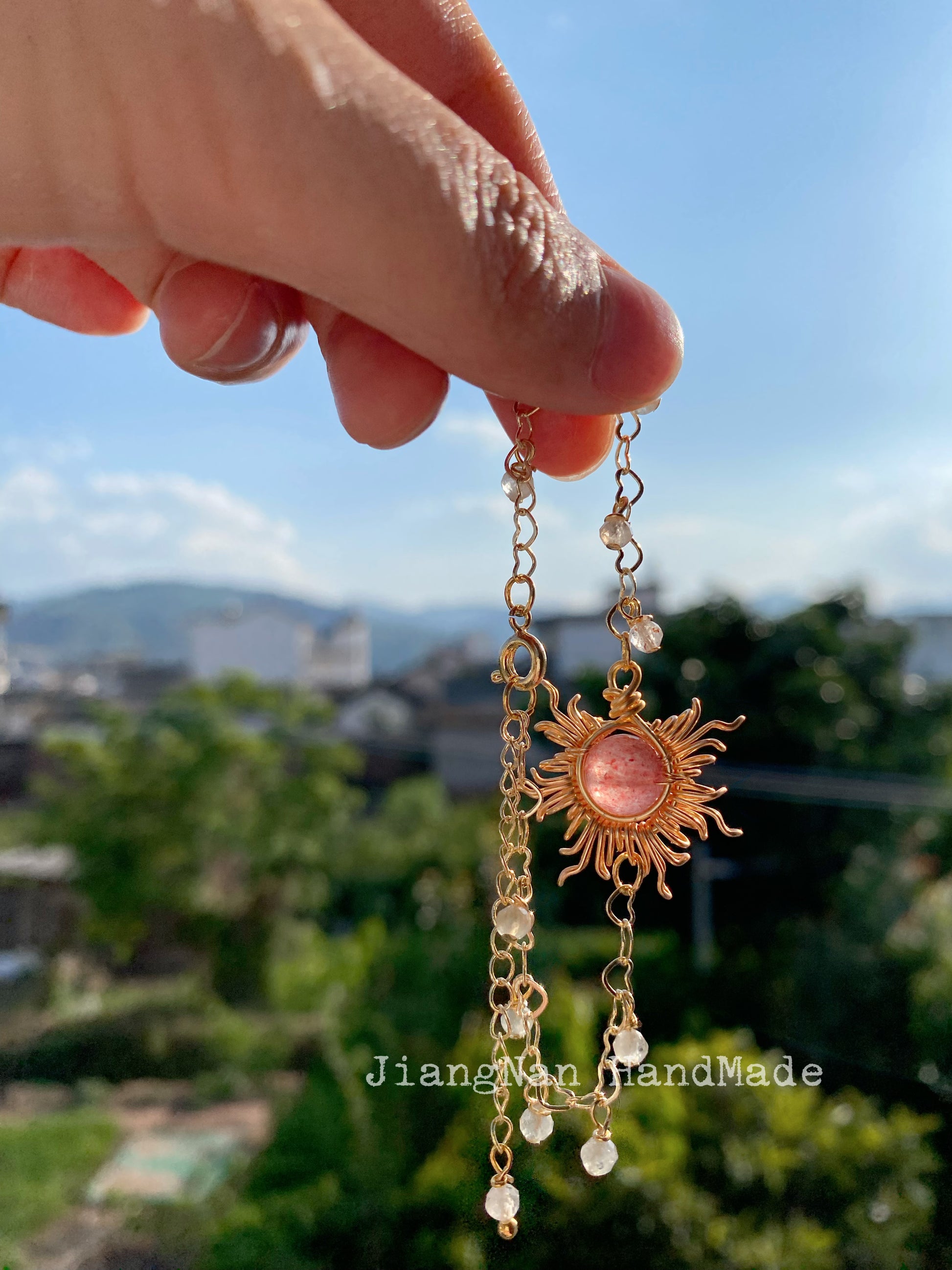 Handmade Magic Sun Bracelet - Wire Wrapped Jewelry – JiangNanHandMade